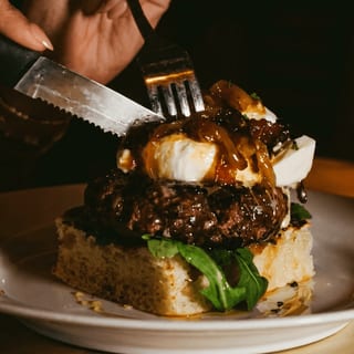 Burrata Burger Stack